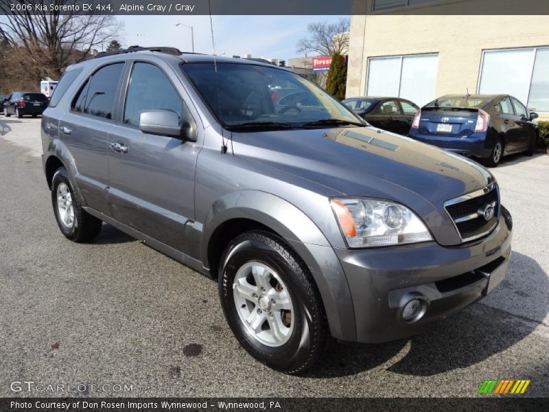 Alpine Gray / Gray 2006 Kia Sorento EX 4x4