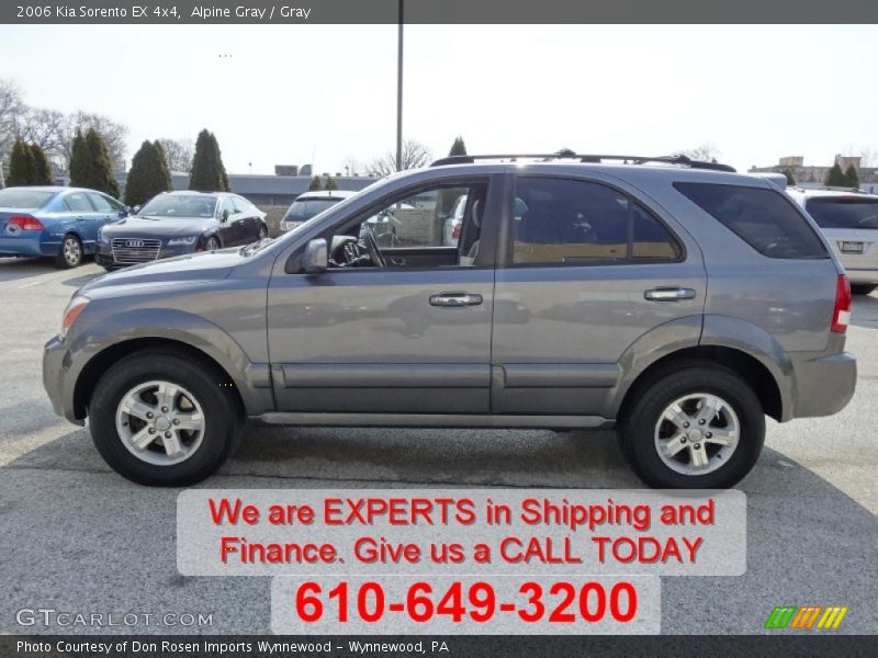 Alpine Gray / Gray 2006 Kia Sorento EX 4x4