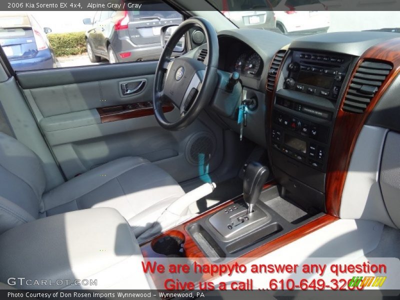 Alpine Gray / Gray 2006 Kia Sorento EX 4x4