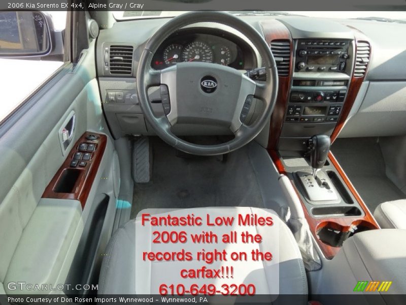 Alpine Gray / Gray 2006 Kia Sorento EX 4x4