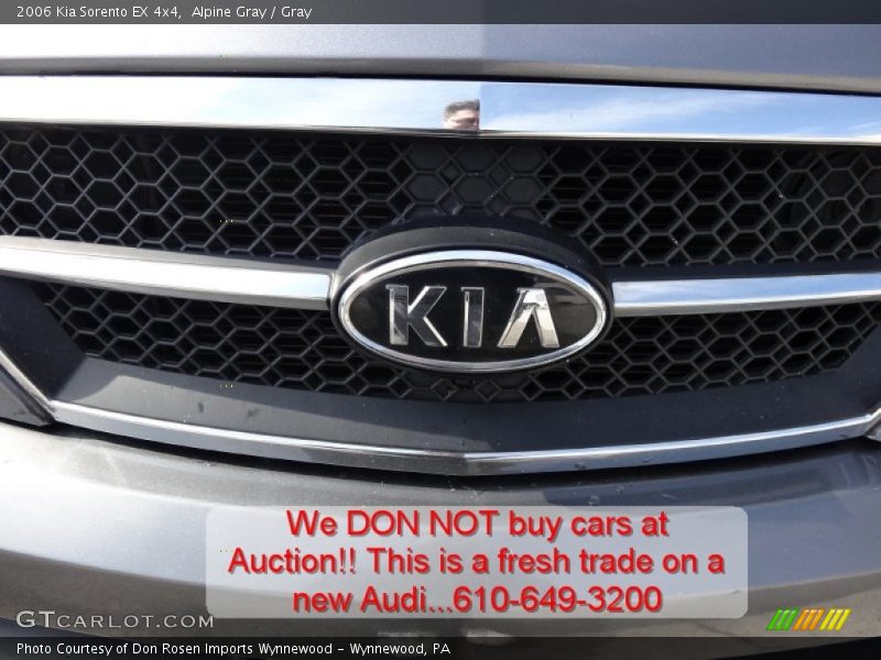 Alpine Gray / Gray 2006 Kia Sorento EX 4x4