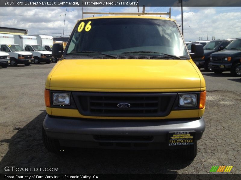 Fleet Yellow / Medium Flint Grey 2006 Ford E Series Van E250 Commercial