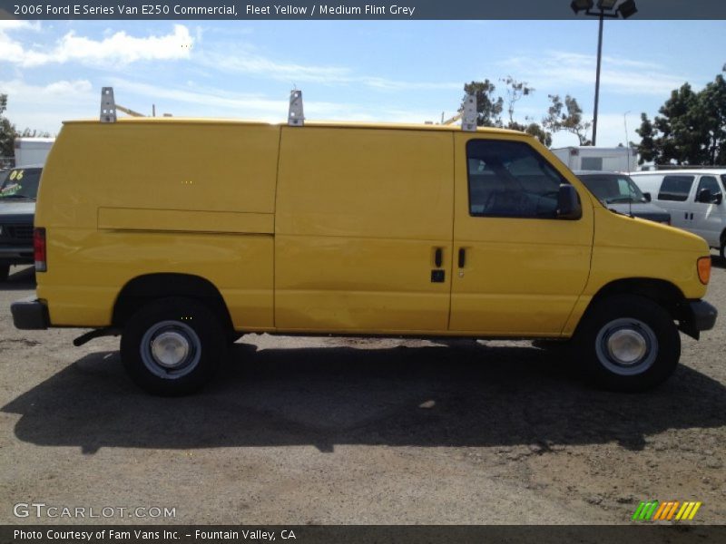 Fleet Yellow / Medium Flint Grey 2006 Ford E Series Van E250 Commercial