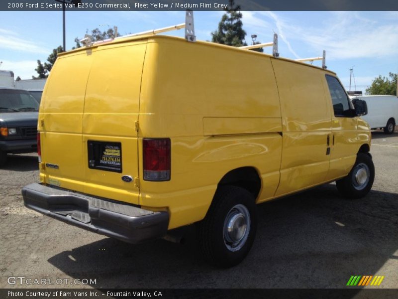 Fleet Yellow / Medium Flint Grey 2006 Ford E Series Van E250 Commercial