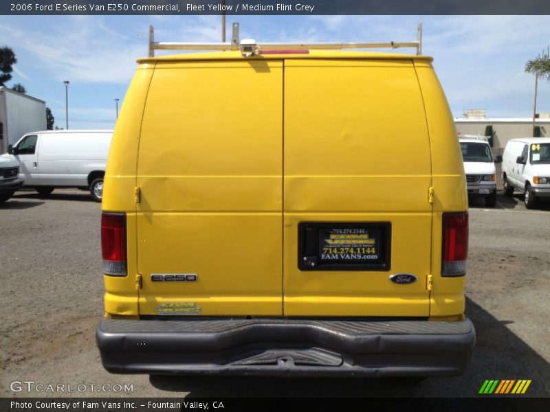 Fleet Yellow / Medium Flint Grey 2006 Ford E Series Van E250 Commercial