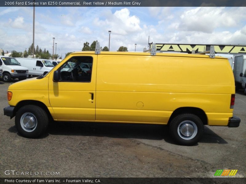 Fleet Yellow / Medium Flint Grey 2006 Ford E Series Van E250 Commercial