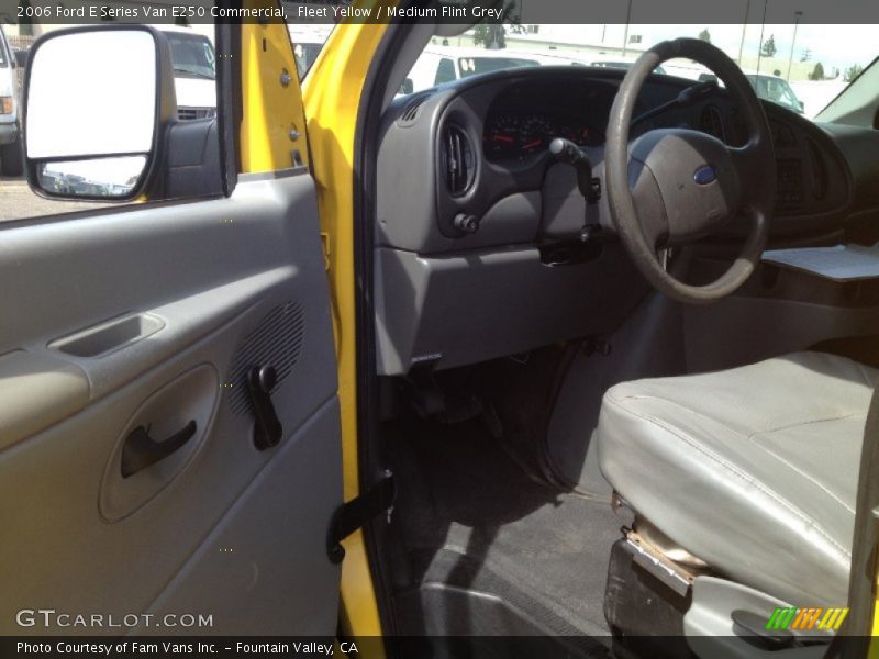 Fleet Yellow / Medium Flint Grey 2006 Ford E Series Van E250 Commercial