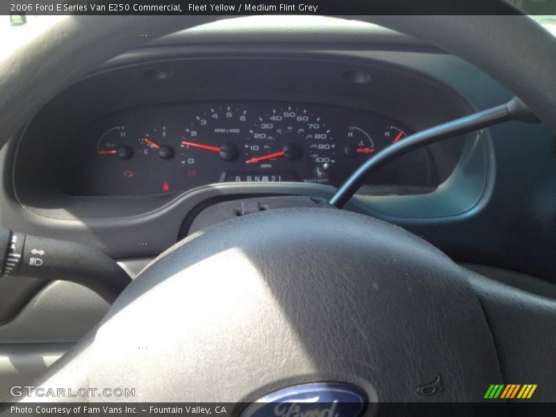  2006 E Series Van E250 Commercial E250 Commercial Gauges