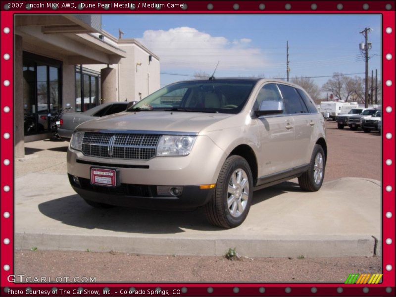 Dune Pearl Metallic / Medium Camel 2007 Lincoln MKX AWD