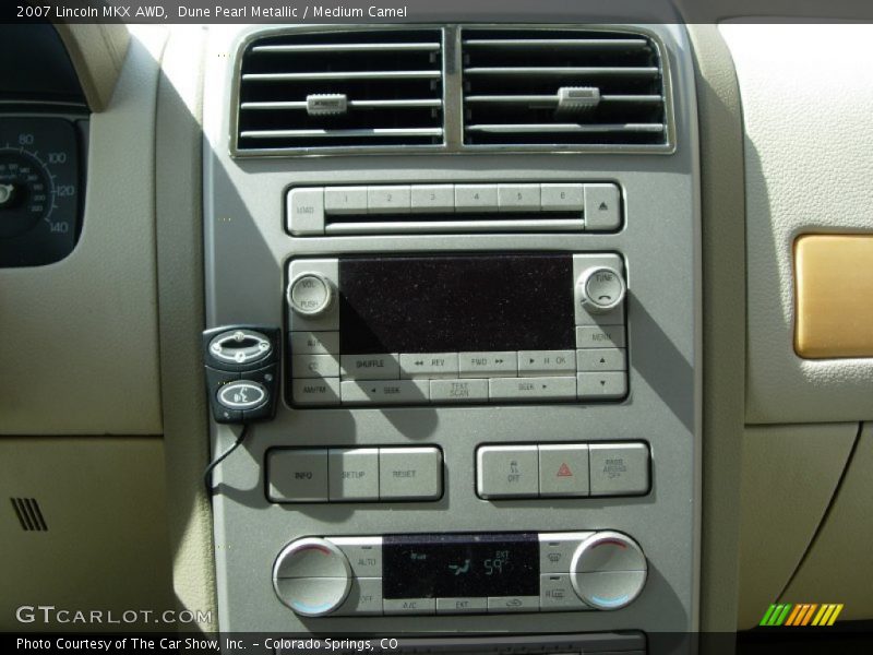 Dune Pearl Metallic / Medium Camel 2007 Lincoln MKX AWD