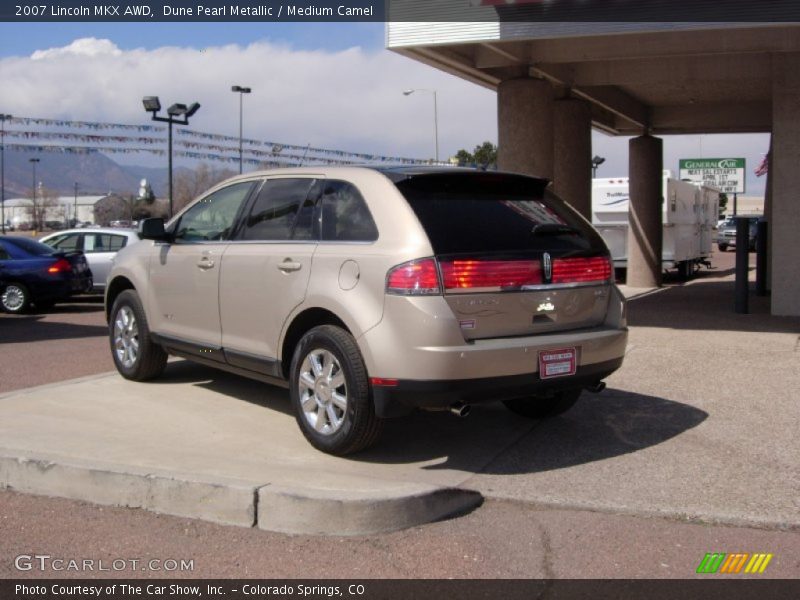 Dune Pearl Metallic / Medium Camel 2007 Lincoln MKX AWD