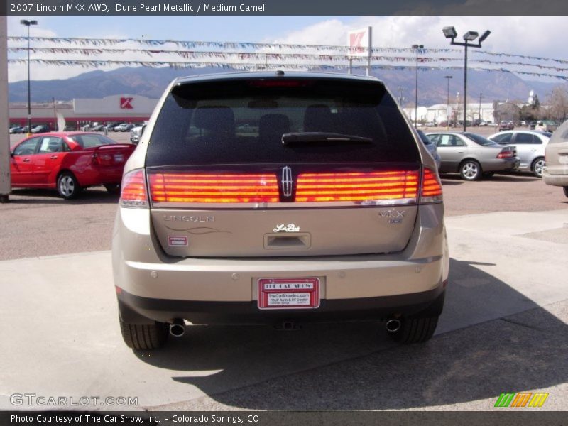Dune Pearl Metallic / Medium Camel 2007 Lincoln MKX AWD