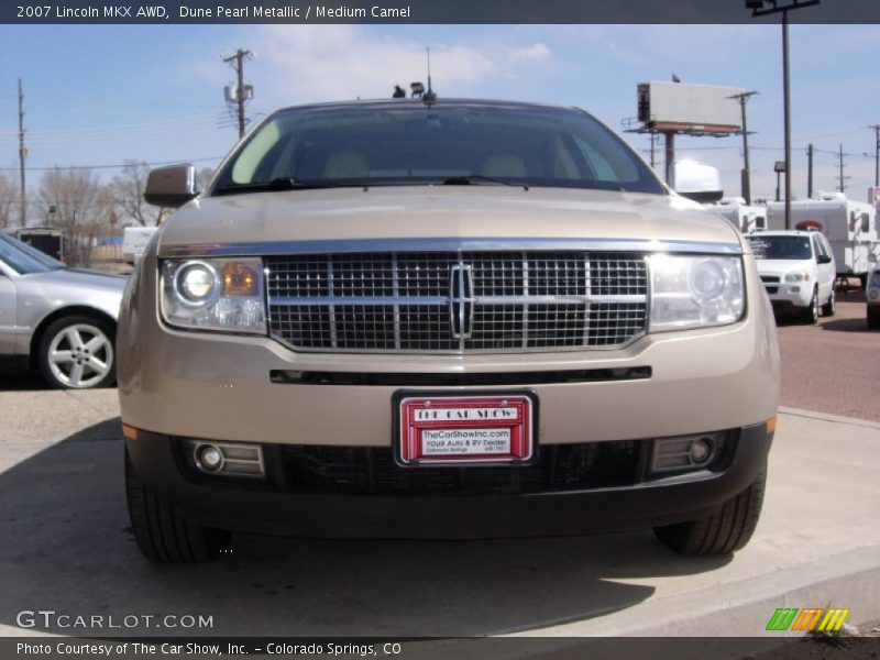 Dune Pearl Metallic / Medium Camel 2007 Lincoln MKX AWD