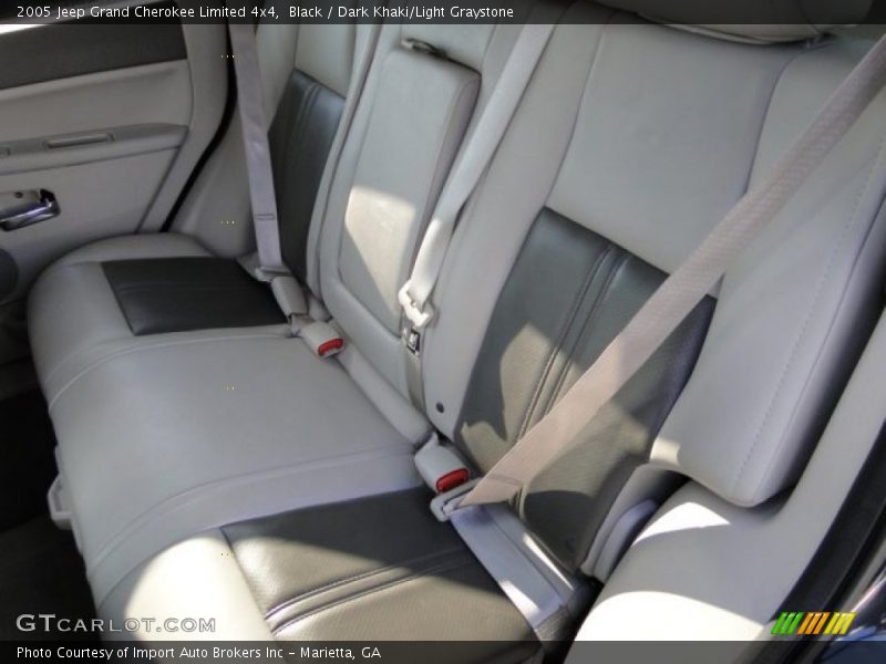 Black / Dark Khaki/Light Graystone 2005 Jeep Grand Cherokee Limited 4x4