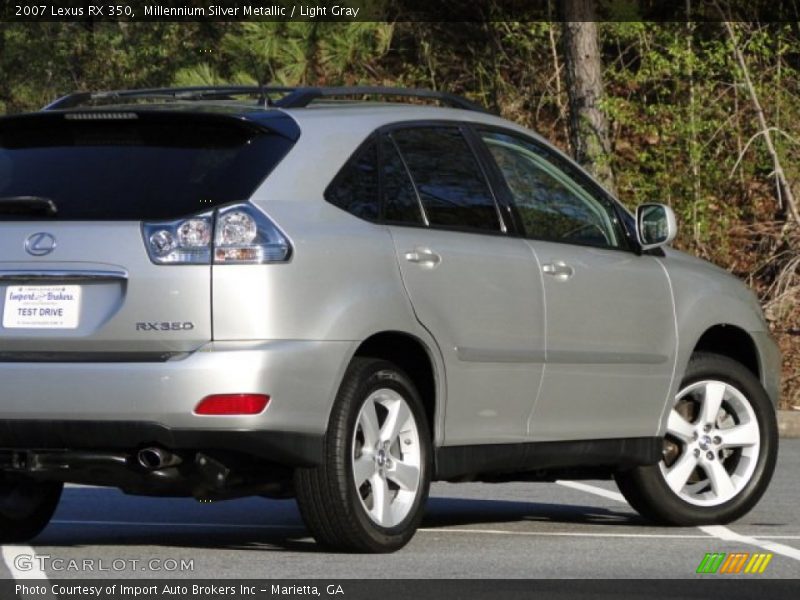 Millennium Silver Metallic / Light Gray 2007 Lexus RX 350