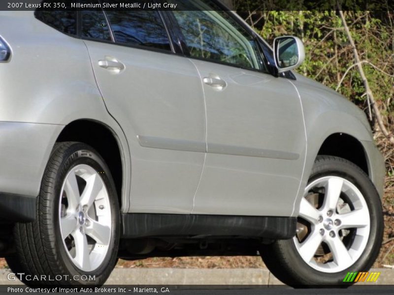 Millennium Silver Metallic / Light Gray 2007 Lexus RX 350
