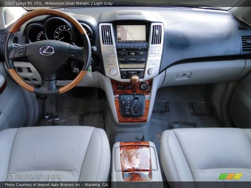 Millennium Silver Metallic / Light Gray 2007 Lexus RX 350