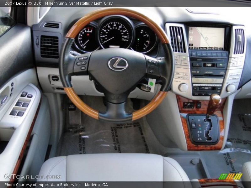 Millennium Silver Metallic / Light Gray 2007 Lexus RX 350