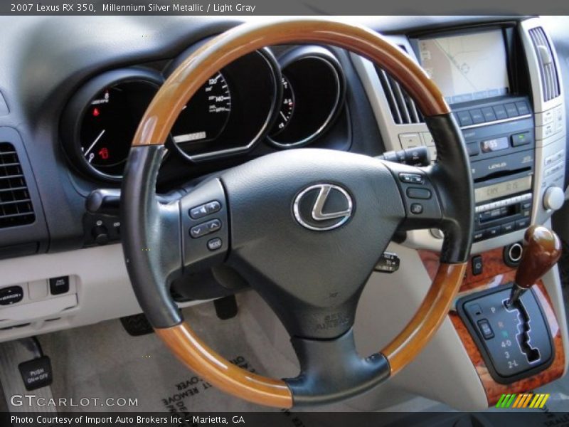 Millennium Silver Metallic / Light Gray 2007 Lexus RX 350