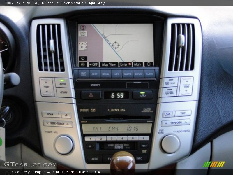 Millennium Silver Metallic / Light Gray 2007 Lexus RX 350