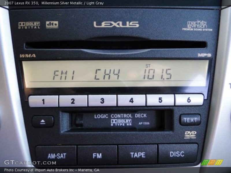Millennium Silver Metallic / Light Gray 2007 Lexus RX 350