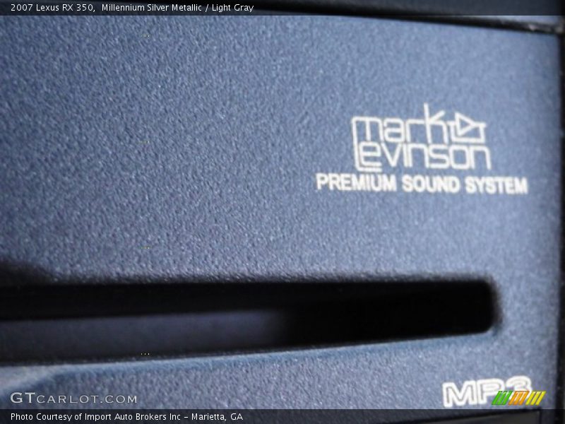 Millennium Silver Metallic / Light Gray 2007 Lexus RX 350
