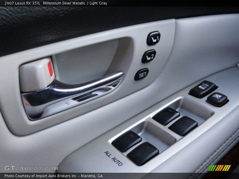 Millennium Silver Metallic / Light Gray 2007 Lexus RX 350