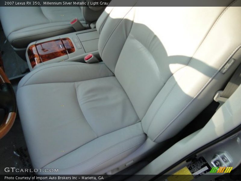 Millennium Silver Metallic / Light Gray 2007 Lexus RX 350