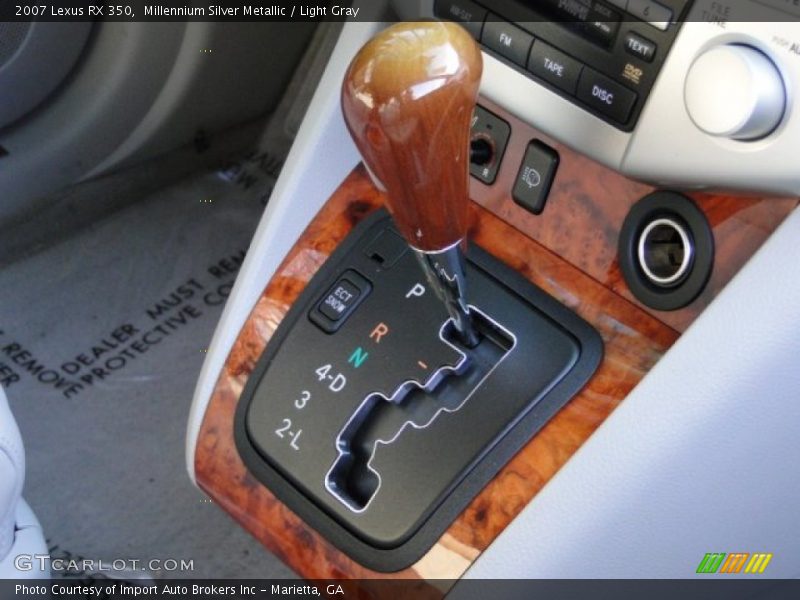 Millennium Silver Metallic / Light Gray 2007 Lexus RX 350