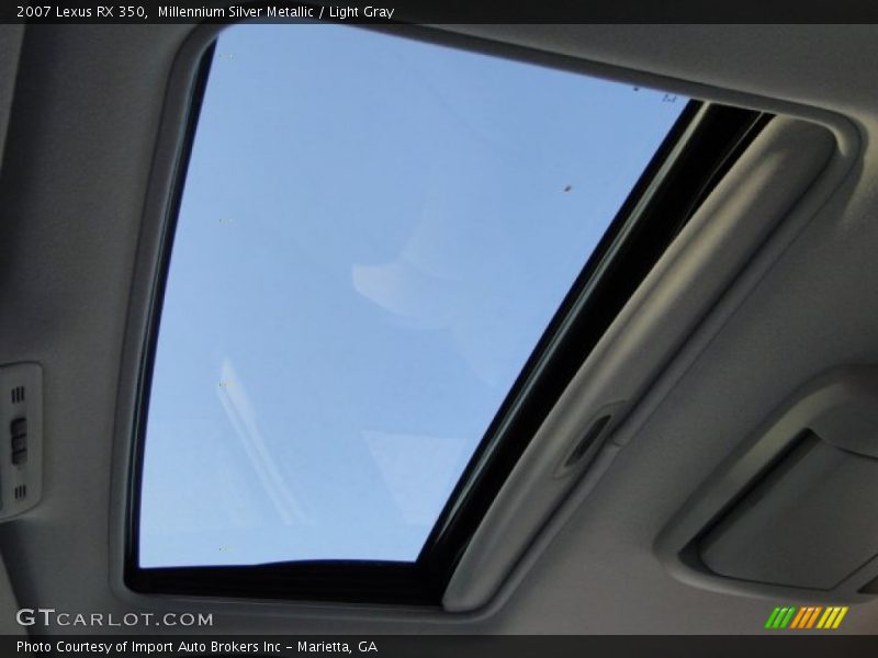 Millennium Silver Metallic / Light Gray 2007 Lexus RX 350