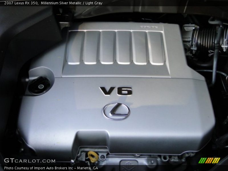 Millennium Silver Metallic / Light Gray 2007 Lexus RX 350