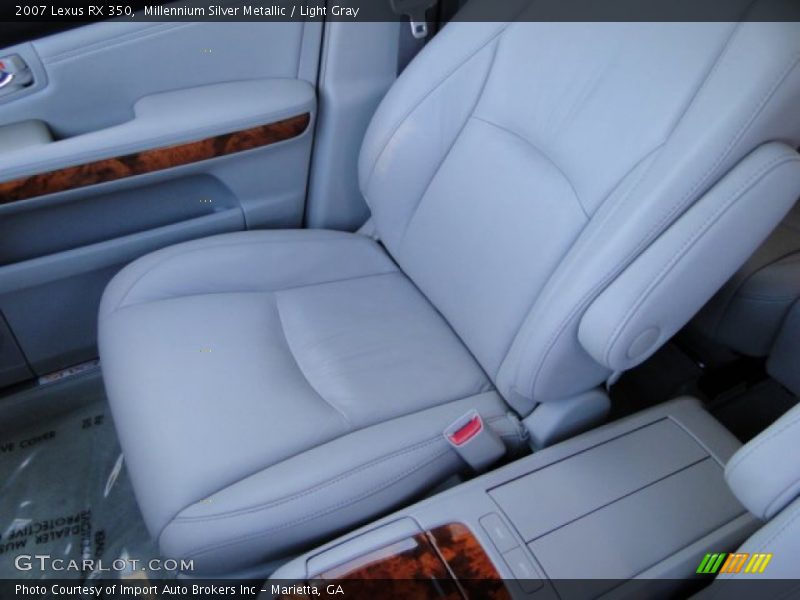 Millennium Silver Metallic / Light Gray 2007 Lexus RX 350