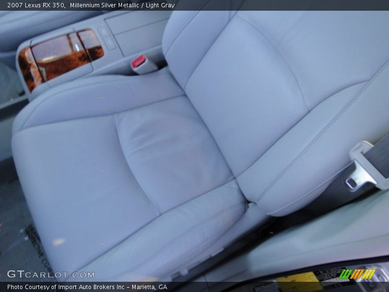 Millennium Silver Metallic / Light Gray 2007 Lexus RX 350