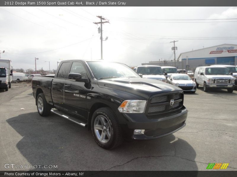 Black / Dark Slate Gray 2012 Dodge Ram 1500 Sport Quad Cab 4x4