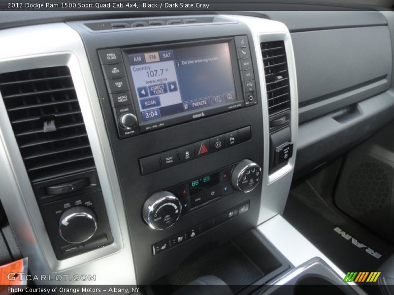 Black / Dark Slate Gray 2012 Dodge Ram 1500 Sport Quad Cab 4x4