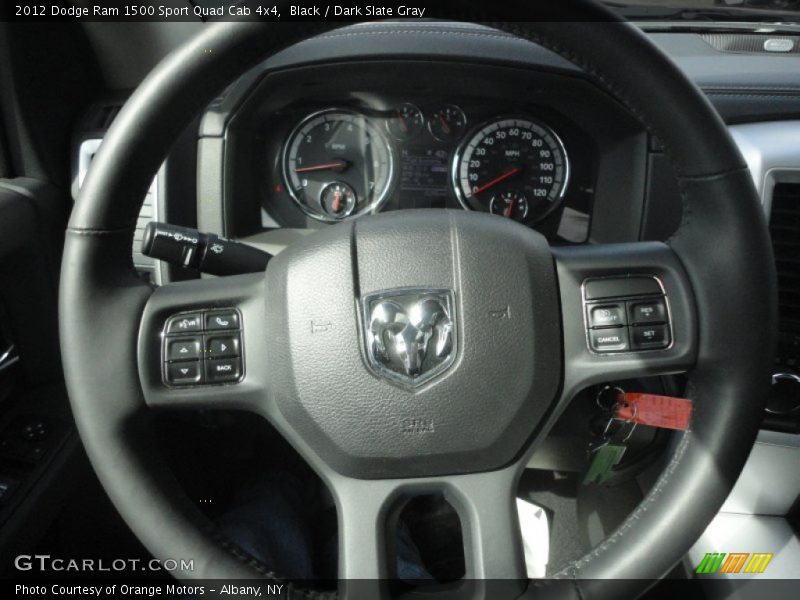 Black / Dark Slate Gray 2012 Dodge Ram 1500 Sport Quad Cab 4x4