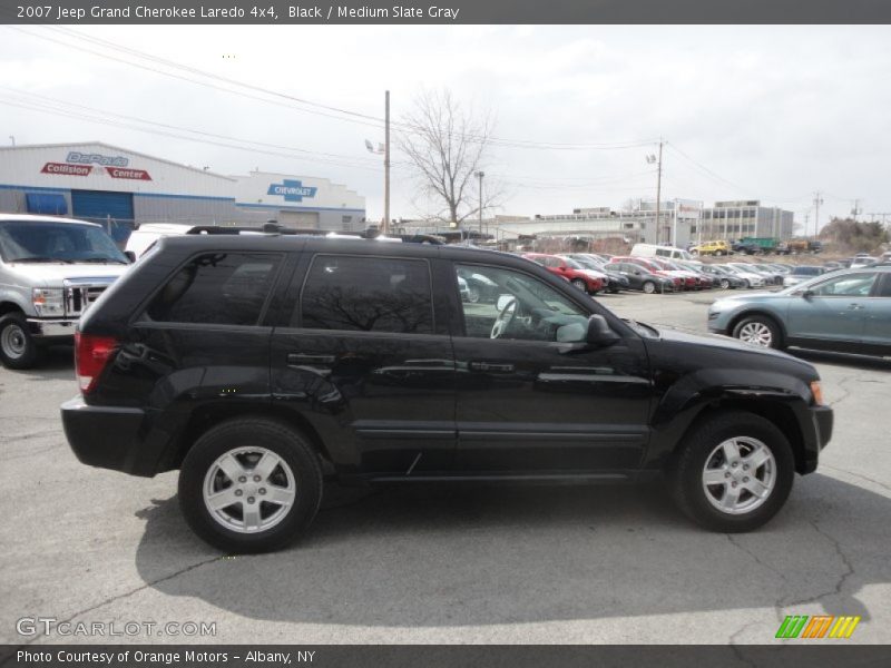 Black / Medium Slate Gray 2007 Jeep Grand Cherokee Laredo 4x4