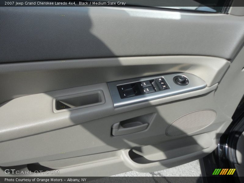 Black / Medium Slate Gray 2007 Jeep Grand Cherokee Laredo 4x4