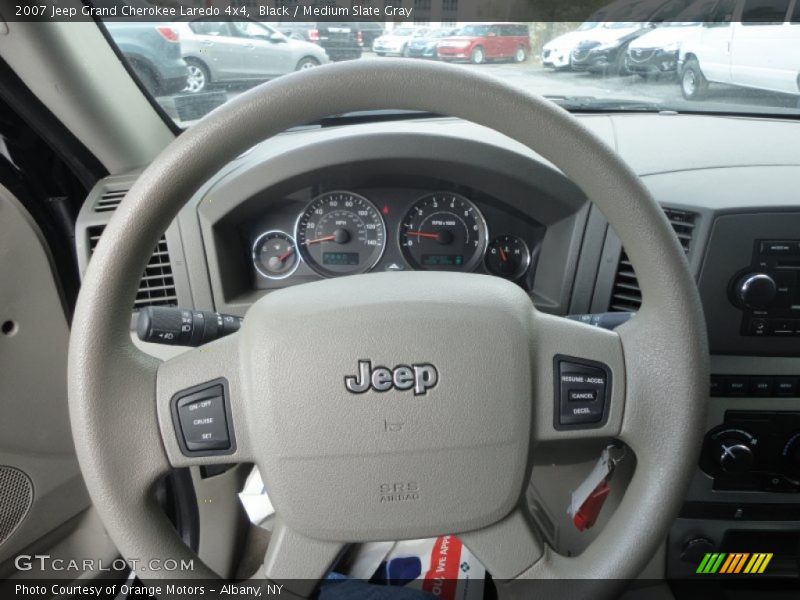 Black / Medium Slate Gray 2007 Jeep Grand Cherokee Laredo 4x4