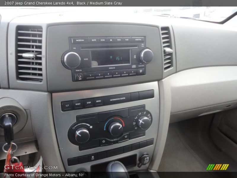 Black / Medium Slate Gray 2007 Jeep Grand Cherokee Laredo 4x4