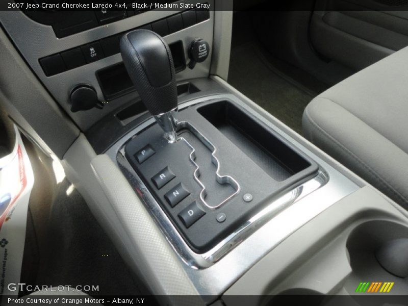 Black / Medium Slate Gray 2007 Jeep Grand Cherokee Laredo 4x4