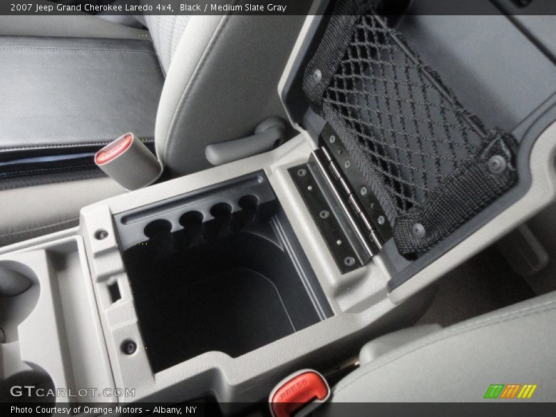 Black / Medium Slate Gray 2007 Jeep Grand Cherokee Laredo 4x4