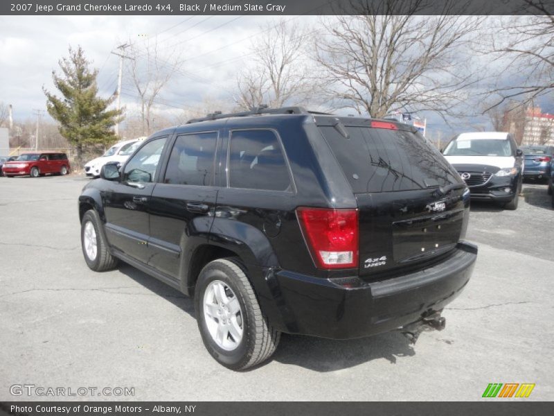 Black / Medium Slate Gray 2007 Jeep Grand Cherokee Laredo 4x4