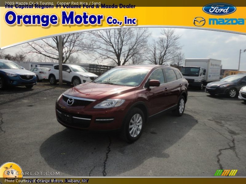 Copper Red Mica / Sand 2009 Mazda CX-9 Touring