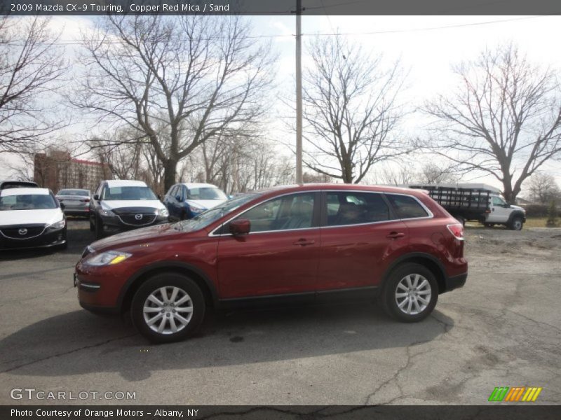 Copper Red Mica / Sand 2009 Mazda CX-9 Touring