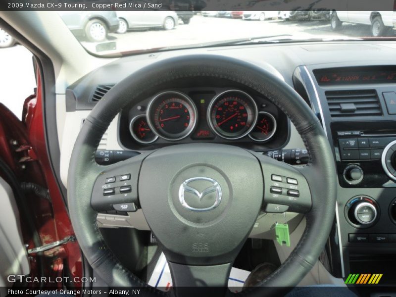 Copper Red Mica / Sand 2009 Mazda CX-9 Touring