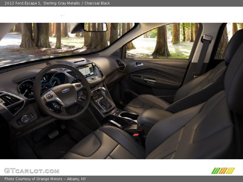 Sterling Gray Metallic / Charcoal Black 2013 Ford Escape S