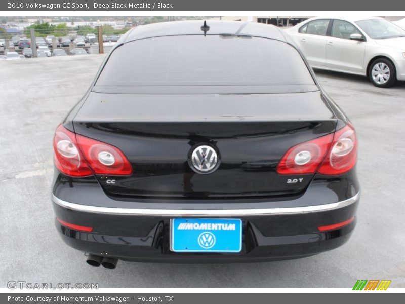 Deep Black Metallic / Black 2010 Volkswagen CC Sport