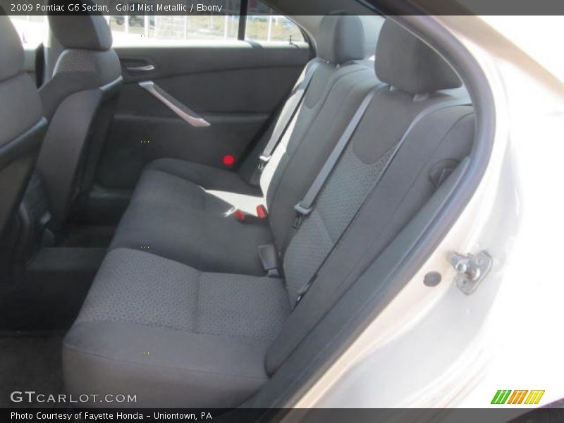 Gold Mist Metallic / Ebony 2009 Pontiac G6 Sedan