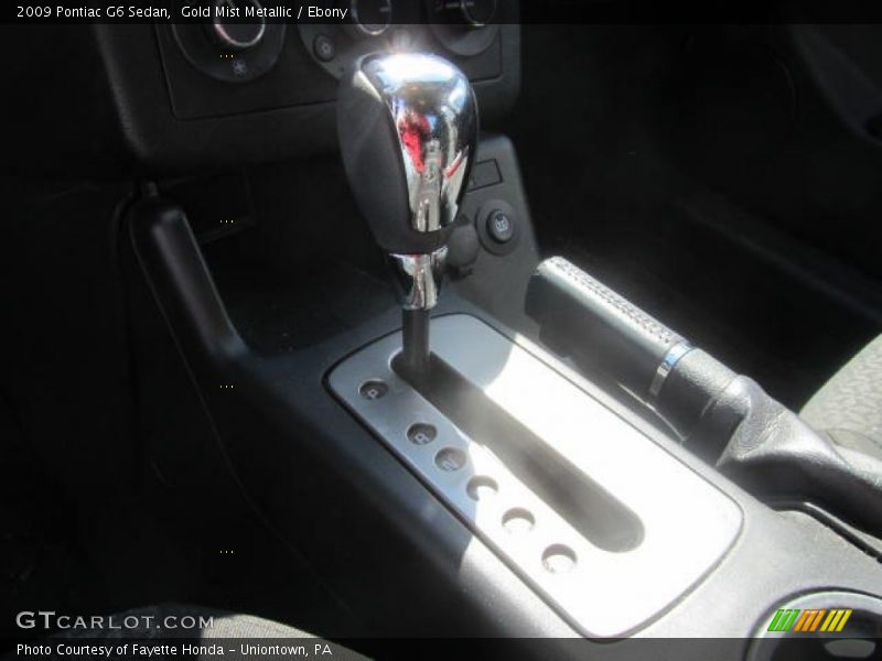 Gold Mist Metallic / Ebony 2009 Pontiac G6 Sedan